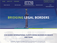 Tablet Screenshot of ccn-law.com